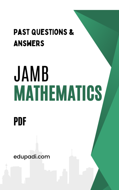 JAMB Past Questions eBook PDF